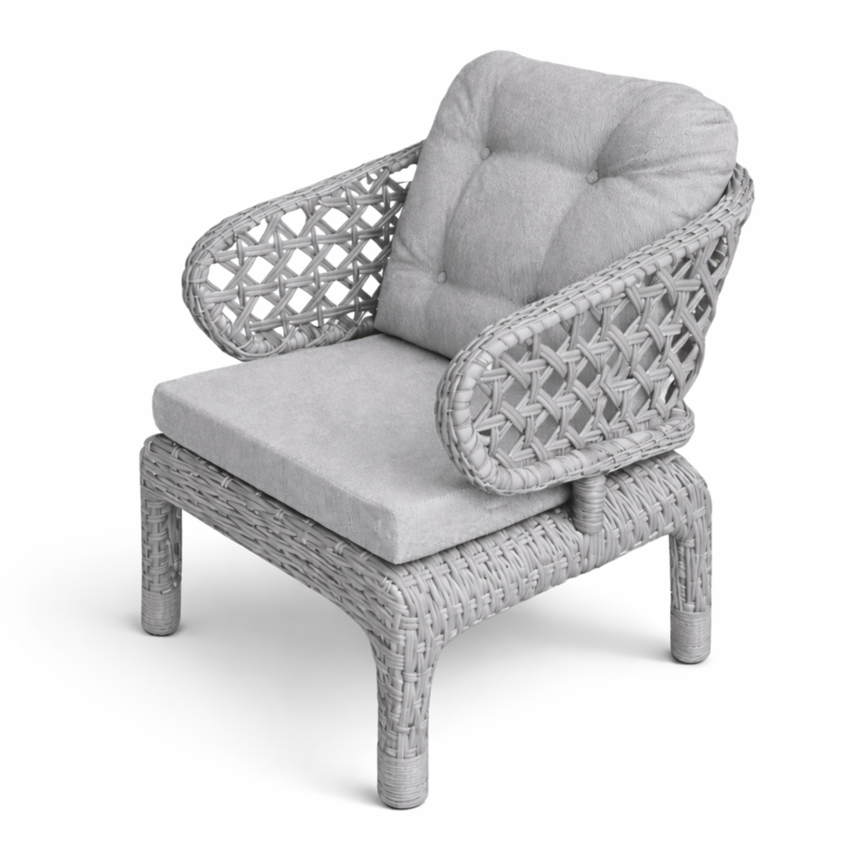 Cenevre Raddan Tekli Koltuk - Gri